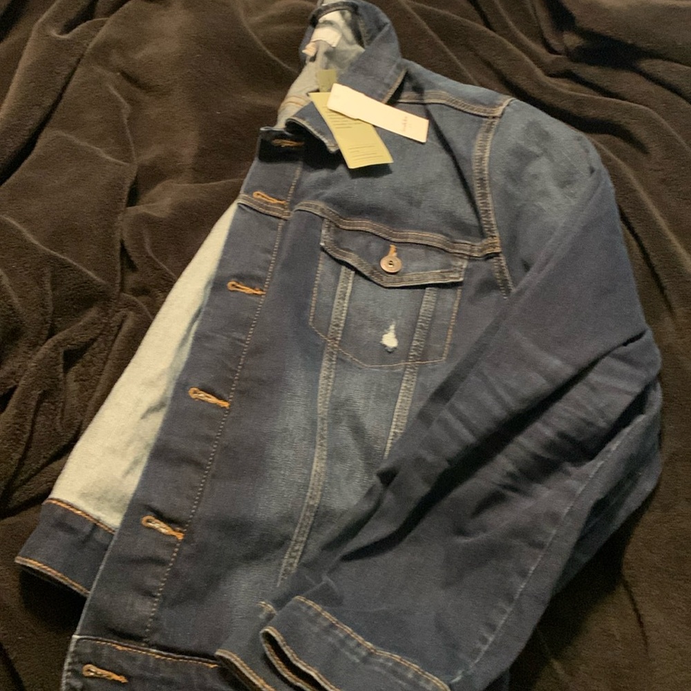 Goodfellow Jean distressed jacket new with tags